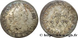 LOUIS XIV LE GRAND OU LE ROI SOLEIL Quatre sols aux deux L 1691 Troyes