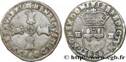 HENRI IV LE GRAND Quart d&nbsp;écu, croix feuillue de face n.d. Bayonne