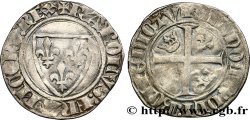 CHARLES VI  THE MAD  OR  THE WELL-BELOVED  Blanc dit  guénar  du Dauphiné n.d. s.l.