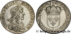 LOUIS XIII  Écu, buste drapé et cuirassé (2e buste de Jean Warin) 1643 Paris, Monnaie de Matignon