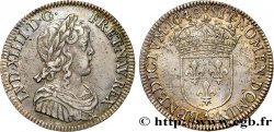 LOUIS XIV  THE SUN KING  Quart d écu, portait à la mèche longue 1648 Paris