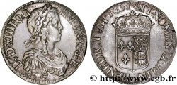 LOUIS XIV  THE SUN KING  Écu de Béarn, portrait à la mèche longue 1651 Pau
