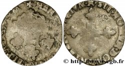 LA LIGUE. MONNAYAGE AU NOM D HENRI III Double sol parisis, 2e type 1590 Montpellier