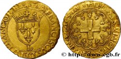 FRANCOIS I Écu d or à la croisette, 1er type n.d. Bayonne