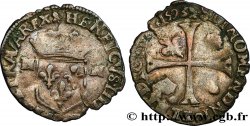 HENRY IV Douzain aux deux H, 2e type 1593 La Rochelle VF
