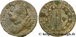 LOUIS XVI 12 deniers dit &nbsp;au faisceau&nbsp;, type FRANCOIS 1792 Arras