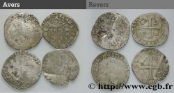 HENRY III Douzain, lot de 4 ex. n.d. Ateliers divers