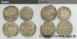 HENRY III Douzain, lot de 4 ex. n.d. Ateliers divers