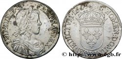 LOUIS XIV &nbsp;THE SUN KING&nbsp; Demi-écu, portrait à la mèche longue 1649 Rouen