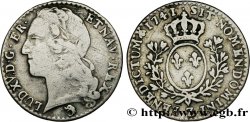 LOUIS XV &nbsp;THE WELL-BELOVED&nbsp; Dixième d&nbsp;écu aux branches d’olivier, tête ceinte d’un bandeau 1741 Grenoble