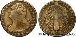 LOUIS XVI (MONARQUE CONSTITUTIONNEL)  2 sols dit &nbsp;au faisceau&nbsp;, type FRANÇOIS 1792 Pau TB+