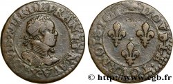 LOUIS XIII LE JUSTE Double tournois, type 2 161[5 ou 6] Amiens
