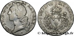 LOUIS XV DIT LE BIEN AIMÉ Écu aux branches d’olivier, tête ceinte d’un bandeau 1745 Aix-en-Provence