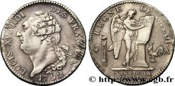 LOUIS XVI Écu dit  au génie , type FRANÇOIS 1792 Paris BB