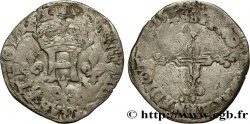 HENRI III Double sol parisis, 2e type 1584 Troyes