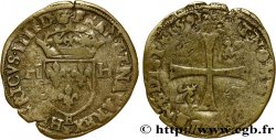 HENRY IV Douzain aux deux H, 2e type 1591 Tours