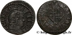 ESPAGNE - COMTÉ DE BARCELONE - LOUIS XIV LE GRAND OU LE ROI SOLEIL Sizain n.d. Barcelone