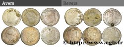 LOTS Lot de 6 monnaies royales en argent n.d. s.l.