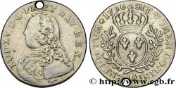 LOUIS XV DIT LE BIEN AIMÉ Dixième d’écu aux branches d’olivier, buste habillé 1736 Paris