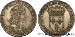LOUIS XIII LE JUSTE Demi-écu, buste drapé (1er buste de Jean Warin) 1642 Paris, Monnaie de Matignon TTB+/SUP