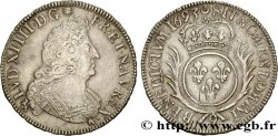 LOUIS XIV LE GRAND OU LE ROI SOLEIL Demi-écu aux palmes 1693 Rennes TTB+