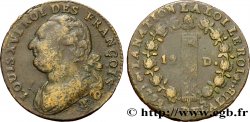 LOUIS XVI (MONARQUE CONSTITUTIONNEL)  12 deniers dit &nbsp;au faisceau&nbsp;, type FRANÇOIS 1792 Saumur TTB