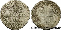 HENRI IV LE GRAND Douzain aux deux H, 2e type 1595 Riom