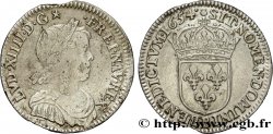 LOUIS XIV LE GRAND OU LE ROI SOLEIL Douzième d écu, portrait à la mèche longue 1654 Rouen