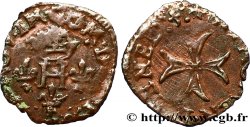 ITALIE - PIÉMONT - COMTÉ DE DÉCIANE (DESANA) - DAUPHIN TIZZONE Liard à l&nbsp;H couronnée n.d. Desana