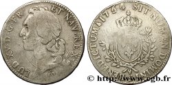 LOUIS XV DIT LE BIEN AIMÉ Écu aux branches d’olivier, tête ceinte d’un bandeau 1754 Reims