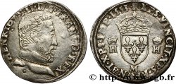 HENRI II Teston à la tête nue, 5e type 1553 Toulouse