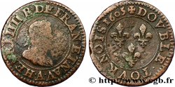HENRI IV LE GRAND Double tournois, 1er type de Paris (légende française) 1605 Paris, Moulin des Étuves