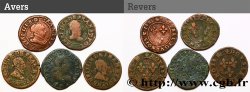 HENRI III Lot de 5 doubles tournois d’Henri III n.d. s.l.
