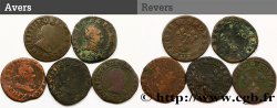 HENRY III Lot de 5 doubles tournois d’Henri III n.d. s.l.