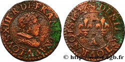 LOUIS XIII  Denier tournois, type 3 de Paris 1626 Paris
