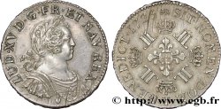 LOUIS XV  THE WELL-BELOVED  Écu à la croix fleurdelisée couronnée et aux huit L 1725 Nantes AU