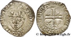 CHARLES VI LE FOU OU LE BIEN AIMÉ Blanc dit &nbsp;guénar&nbsp; n.d. Angers TB+