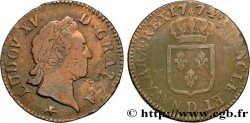 LOUIS XV DIT LE BIEN AIMÉ Sol dit &nbsp;à la vieille tête&nbsp; 1774 Lyon