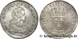 LOUIS XV  THE WELL-BELOVED  Écu dit  de France  1721 Rennes AU/XF