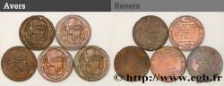 LOTS Lot de cinq Monnerons de 5 sols au serment n.d. Birmingham, Soho