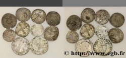 LOTS Lot de 10 monnaies royales en argent n.d. s.l.