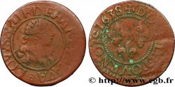 LOUIS XIII  Double tournois, 16e type de Tours 1638 Tours