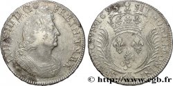 LOUIS XIV LE GRAND OU LE ROI SOLEIL Écu aux palmes 1695 Paris TB+/TTB