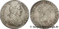 LOUIS XIV LE GRAND OU LE ROI SOLEIL Demi-écu, portrait apollinien 1662 Bayonne TB+