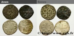 HENRY IV Douzain, lot de 4 ex. n.d. Ateliers divers