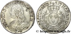 LOUIS XV  THE WELL-BELOVED  Écu aux branches d olivier, buste habillé 1726 La Rochelle  q.SPL