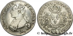 LOUIS XVI Cinquième d&nbsp;écu aux branches d&nbsp;olivier 1784 Orléans TTB