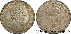LOUIS XIII  Quart d écu, buste drapé et cuirassé (2e buste de Jean Warin) 1643 Paris, Monnaie de Matignon XF