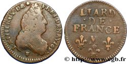 LOUIS XIV LE GRAND OU LE ROI SOLEIL Liard, 3e type, buste âgé 1697 Toulouse