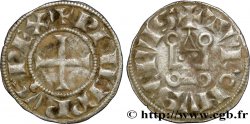 PHILIPPE III LE HARDI ET PHILIPPE IV LE BEL - MONNAYAGE COMMUN (à partir de 1280) Denier tournois à l&nbsp;O rond n.d. s.l. TB+
